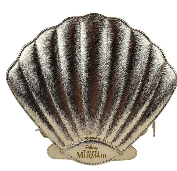 🔹Disney x Skinnydip London The Little Mermaid Gold Seashell Crossbody Bag Purse - Picture 2 of 8